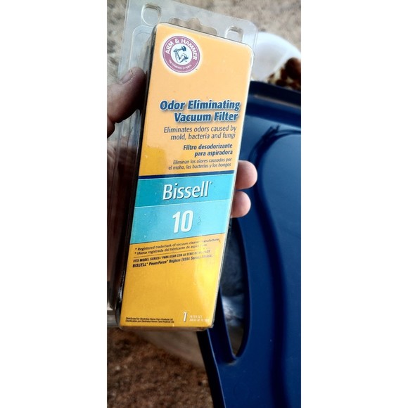 *NEW* Arm & Hammer Bissell odor eliminating Vacuum Filter # 10 - Picture 1 of 3